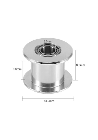 Koodmax 3d Yazıcı Gt2 6mm H Tipi Dişsiz Rulmanlı Kasnak 16t 3mm