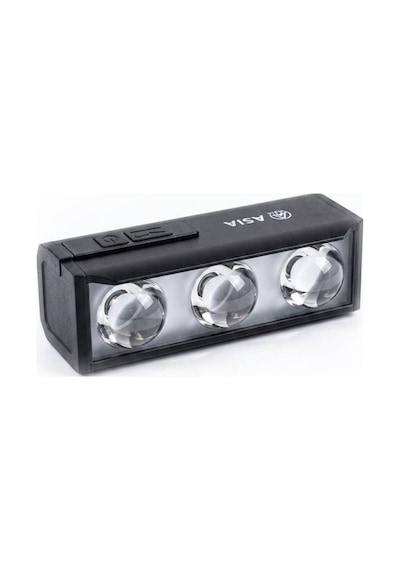 Asia Mx 700 1000lm Usb Şarjlı Bisiklet Ön Far Aydınlatma Siyah
