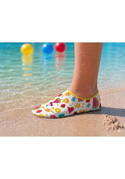 Gripptoes Kaymaz Damla Tabanlı Deniz&havuz Çorabı C2 Çok Renkli