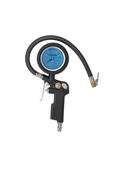 Workpro Wp314063 16bar Yağlı Basınç Göstergeli Profesyonel Havalı Lastik Şişirme Tabancası Fr Wp314063