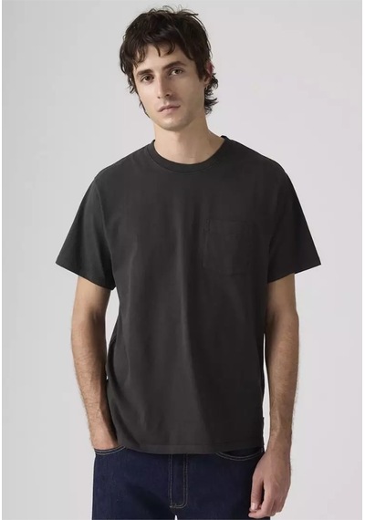 Levi's Erkek Ön Cepli Siyah Tişört - 005h0-003 Siyah