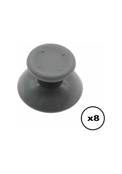 8 Adet Xbox 360 Analog Topuz Xbox 360 İçin Analog Başlık Gri Renk Xbox 360 Kol Tamiri Yedek Parça