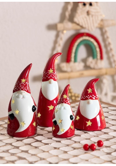 The Mia Dekoratif Tealight Yılbaşı Süsü Şanş Cücesi 7x7x17 1 Adet