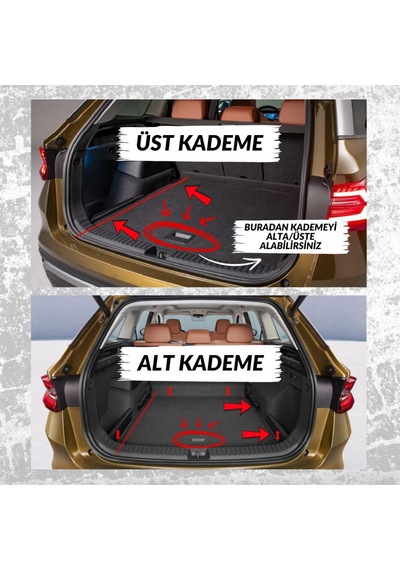 Citroen C3 Aircross Ferrous Alt Kademe İçin 3d Bagaj Havuzu 2025 Ve Üstü