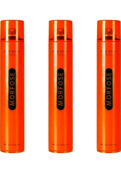 Morfose Ultra Strong Saç Spreyi 3 x 400 ML
