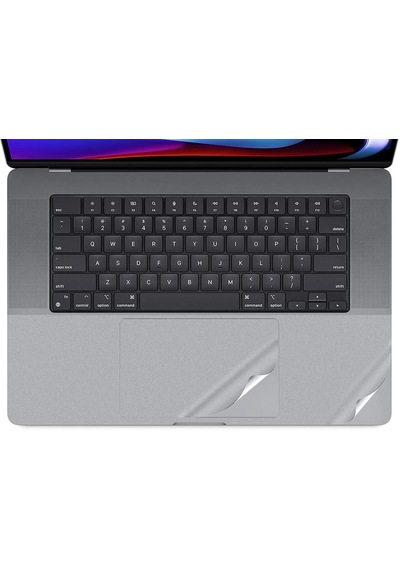 Codegen 16" Apple Uyumlu MacBook Air M1 A2485 Space Gray Trackpad Koruyucu Sticker Etiket