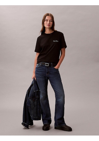 Calvin Klein Kadın Regular Fit Yuvarlak Yakalı %100 Pamuklu Kısa Kollu Siyah T-shirt Lv047e809g-ub1-12826 Siyah Calvin Klein Kadın Regular Fit Yuvarlak Yakalı %100 Pamuklu Kısa Kollu Siyah T-shirt Lv047e809g-ub1-12826 Siyah