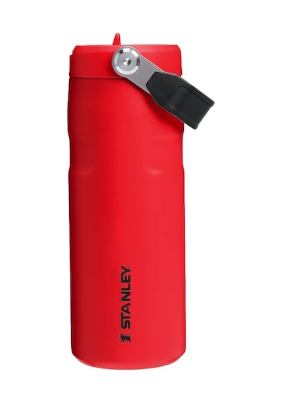 Stanley The Iceflow Flip Straw 2.0 Pipetli Termos Bardak 0,47 Lt Chili Black