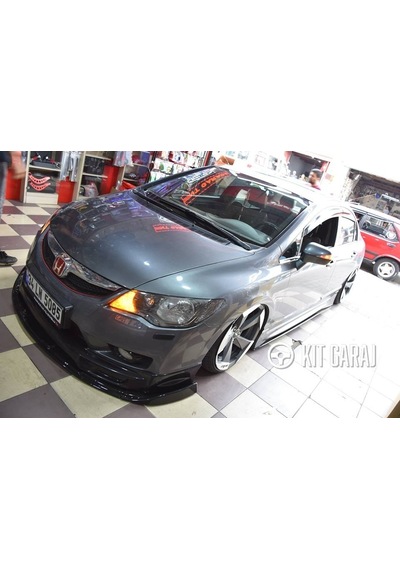 Honda Civic Fd6 3 Parça Ön Lip Plastik Boyasız