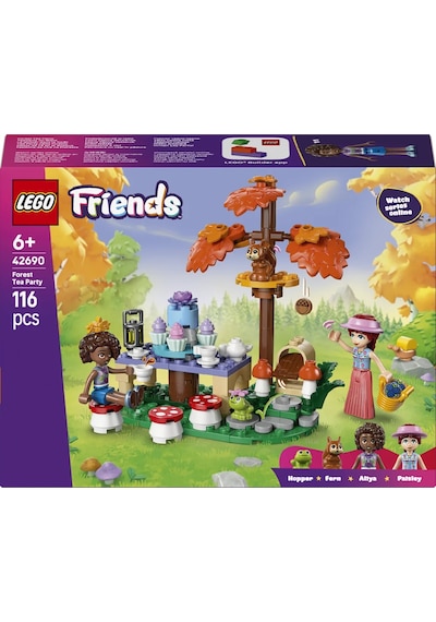 LEGO® Friends Orman Çay Partisi 42690 - 6 Yaş ve Üzeri Çocuklar için Mini Bebek İçeren Yaratıcı Oyuncak Yapım Seti (116 Parça)