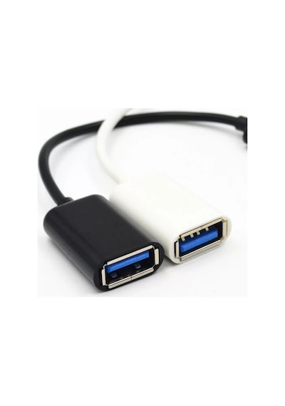 Otg Type C To Usb Çevirici & Dönüştürücü Adaptör Kablolu Otg