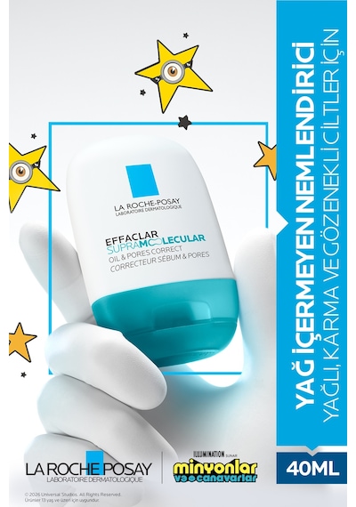La Roche-posay Effaclar Supramolecular Karma Ve Yağlı Ciltler İçin Gözenek Ve Yağlanma Karşıtı Nemlendirici 40 Ml