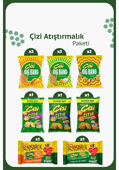 Çizi En Sevilen Atıştırmalık Paketi