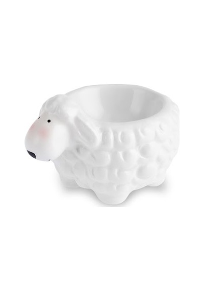 Karaca Sheepy Yumurtalık 8 Cm Beyaz
