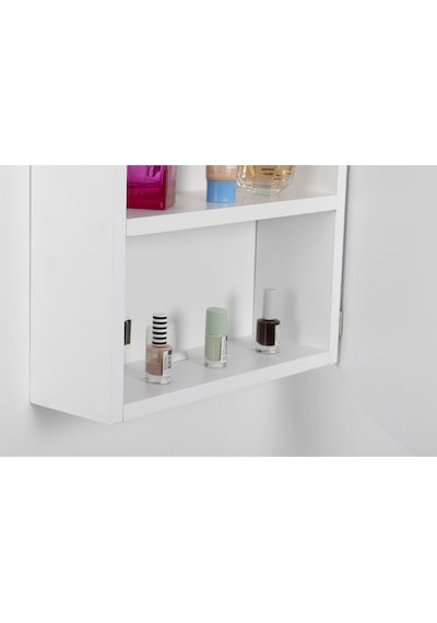Fulya Aynalı Banyo Dolabı /Banyo Dolabı Aynalı / Lavabo Üstü Dolap / Beyaz 60Cm Beyaz