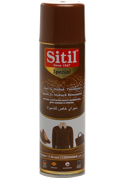 Sitil Ayakkabı Boyası Sprey 250 Ml Koyu Kahve Çok Renkli
