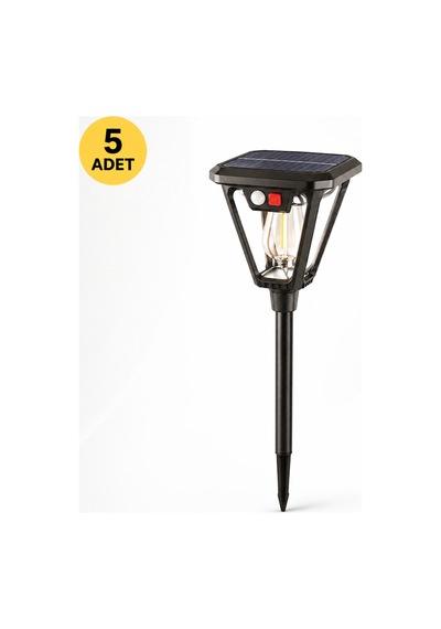 Ct 7318 Sakura Solar Bahçe Armatür 25w 3200k Gün Işığı 5 Adet Beyaz