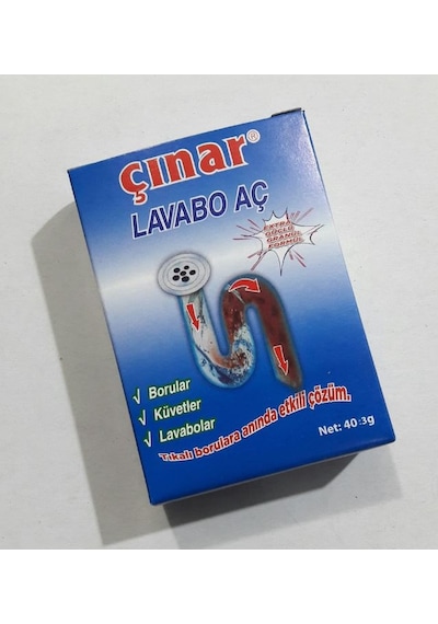 Çınar Lavabo Açıcı 40 G
