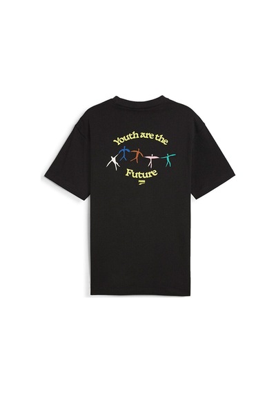 Puma Downtown Graphic Tee Erkek Günlük Tişört 62355801 Siyah 62355801