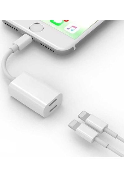 Teknogreen Tku-111 Apple Uyumlu iPhone Şarj Çoklayıcı Y Kablo
