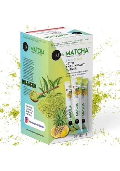 Bilge Matcha Premium Japenese Bromelain, Ananas, Limon Aroma