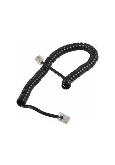 Pm-14163 Siyah Telefon Spiral Kablosu