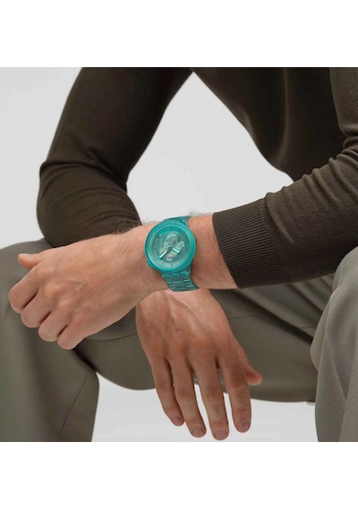 Swatch Sb05l101 Turquoıse Joy Kadın/erkek Kol Saati Metal