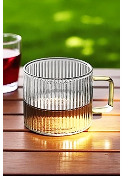 Clavera 6'li Kulplu Cam Çay Kahve Espresso Bardak Fincan Seti 150 Ml Diğer