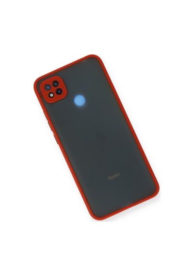 Xiaomi Redmi 9c Uyumlu Kılıf Montreal Silikon Kapak - Kırmızı