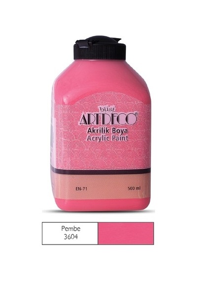 Artdeco Akrilik Ahşap Boyası 500 Ml 3604 Pembe