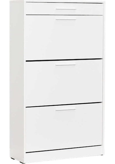 Flat Duo 3 Katlı Çekmeceli Ayakkabılık Mat Lake Beyaz 75x128x29 Cm Gxyxd Flat Duo 3 Katlı Çekmeceli Ayakkabılık Mat Lake Beyaz 75x128x29 Cm Gxyxd
