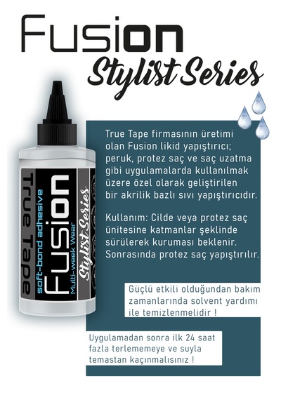 True Tape Fusion Protez Saç Likid Yapıştırıcı 3.4 Fl Oz 100ml