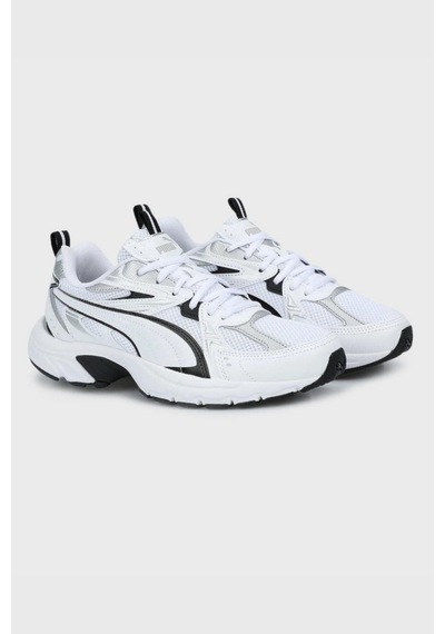 Puma Milenio Tech Beyaz Erkek Spor Ayakkabı Beyaz - Siyah