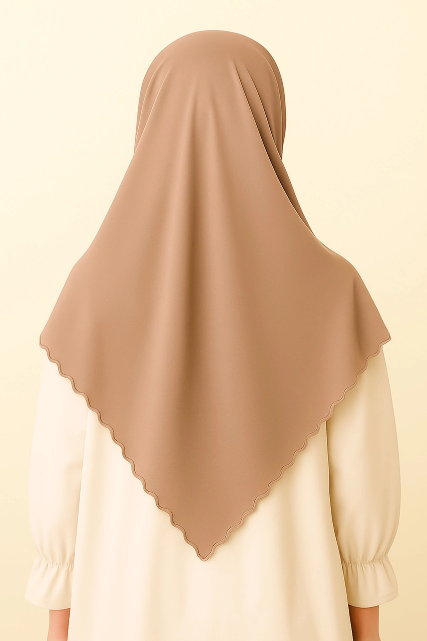 Mim Eşarp Enba Premium Jersey Sandy Şal - 75x190 Cm Pudra