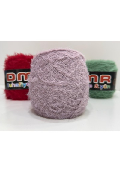 Tavşan Tüyü İp El Örgü İpi 200gr - Lilac