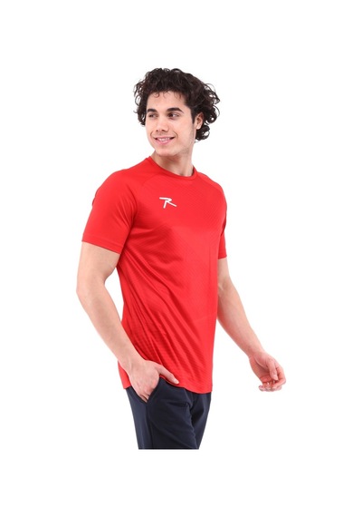 Raru Erkek Dijital Baskılı T-Shirt Justa Kırmızı