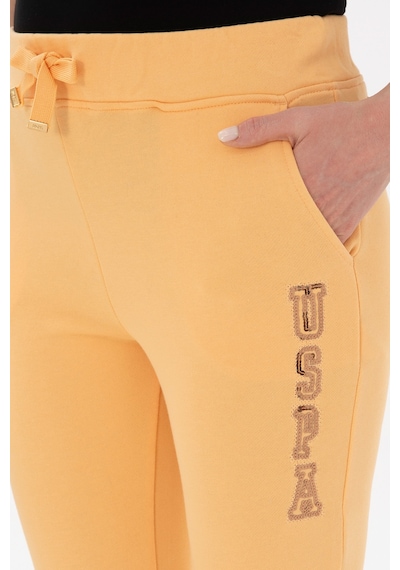 U.S. Polo Assn. Kadın Turuncu Jogger Eşofman Altı 50300885-VR202