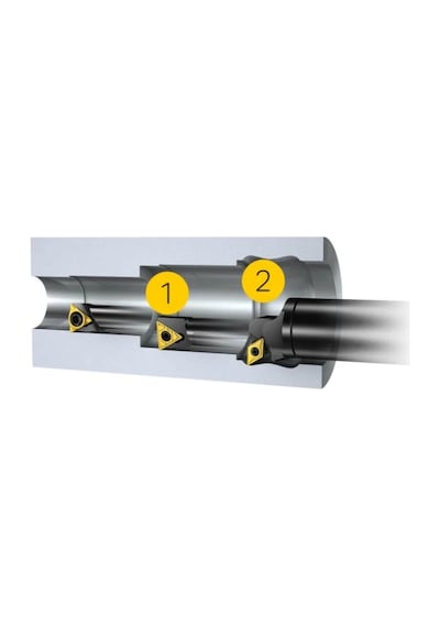 Mertsan Torna Delik Kateri SCLCR 10 10x125 Mm Takım Ölçüsü, 95 Derece, Ccmt 06 Kesici Uç Kullanır