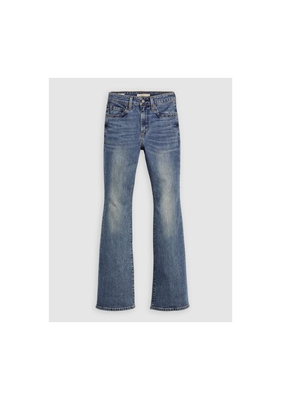 Levi's 726 High Rise Flare Kadın Jean Pantolon - Face Right-16362 Med İndigo - Worn İn