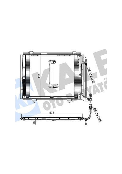 Klıma - 612 - Radyatoru Mercedes C-class - Dpmıx-hb - W202 S202