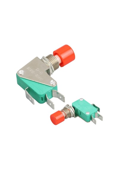 Ic-176e / Ds-438 Micro Switch Kırmızı Butonlu Ø12mm-179369
