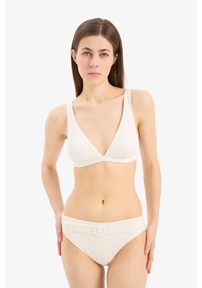 Defacto Regular Fit Brode Bikini Alt-fall İn Love E3900ax25smwt16 Beyaz