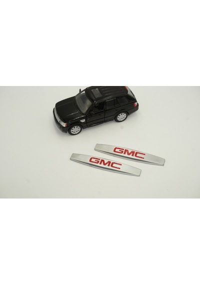 Gmc Logo Yan Çamurluk 3M 3D Krom Metal Logo Amblem