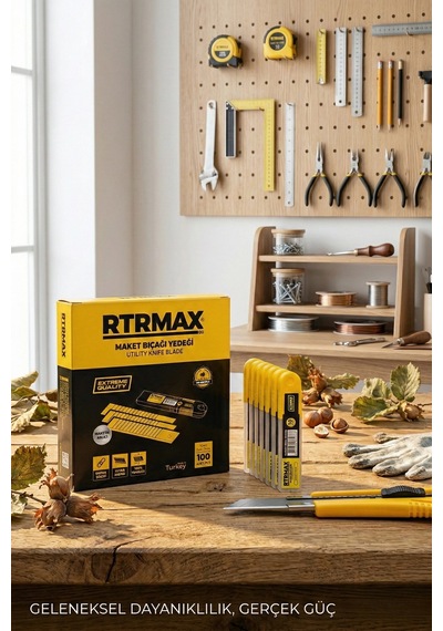 Rtr Max Rak116 Geniş Ağız Maket Bıçağı Yedeği Alüminyum