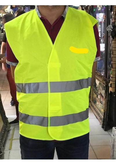 Portwest Fosforlu İkaz Yeleği 140 Gram - Reflektörlü Güvenlik Yeleği