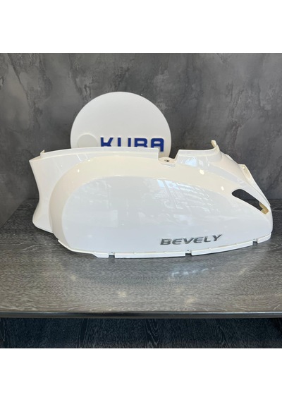 Kuba Bevely 125 Arka Yan Panel Sol Beyaz -