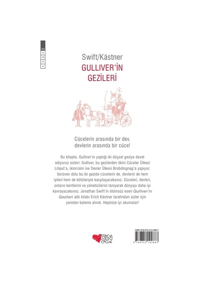 Gulliver'In Gezileri - Swift/Kästner - Can Çocuk Yayınları