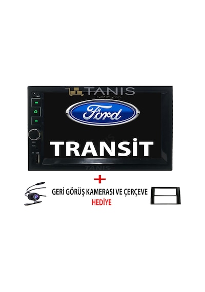 Ford Transit Multimedya Double Teyp Bt-Usb Dokunmatik Ekranlı