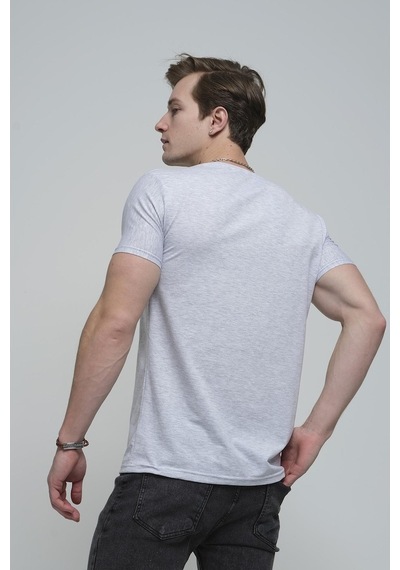Ftx Slim Fit Bisiklet Yaka Erkek Basic Tshirt