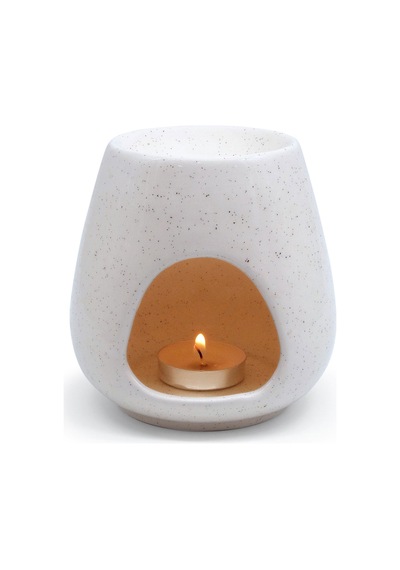 Deco Enyo Seramik Buhurdanlık - Krem - 11 Cm Çok Renkli